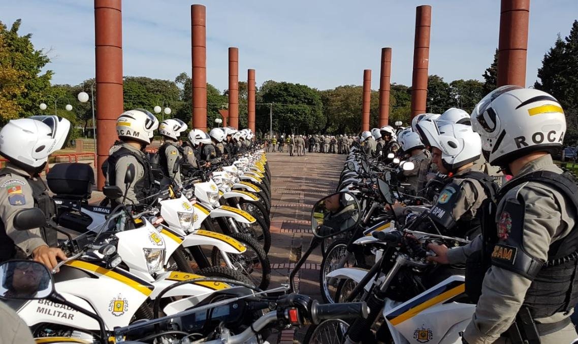 BM recebeu 90 motocicletas que ser&atilde;o distribu&iacute;das em Porto Alegre e regi&atilde;o Metropolitana
