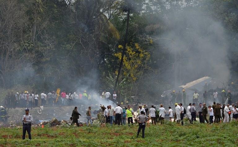 N&uacute;mero de mortos em acidente a&eacute;reo em Cuba &eacute; atualizado para 110