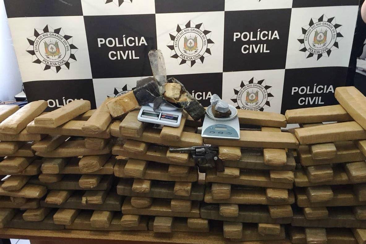 Apreendidos mais de 100 quilos de maconha em Rio Grande