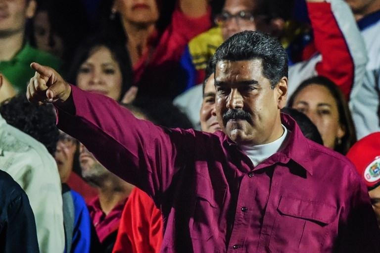 Maduro &eacute; reeleito com 67,7% dos votos