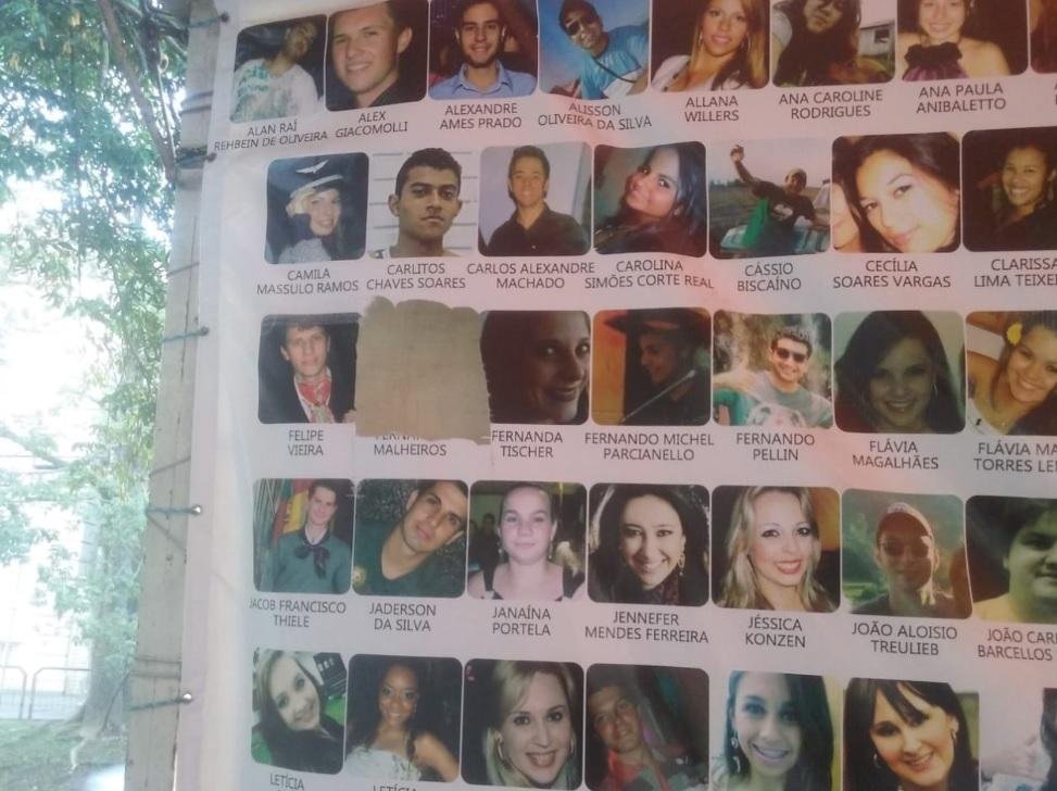 Fotos das v&iacute;timas foram rasgadas