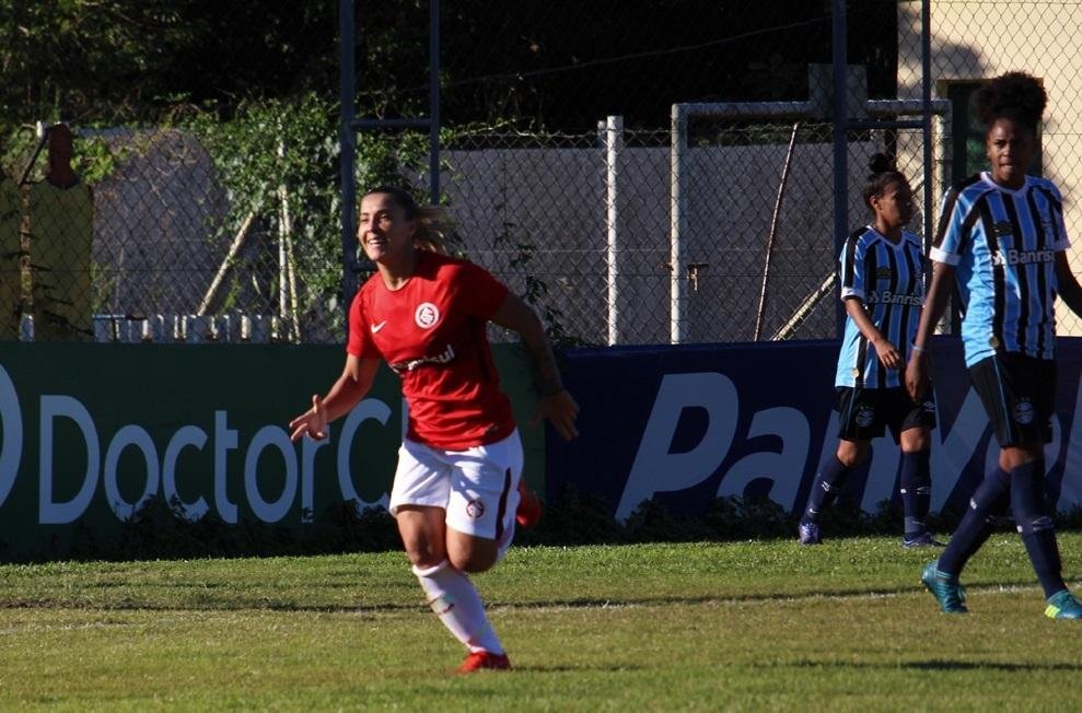 Gurias do Inter golearam Gr&ecirc;mio pelo Brasileir&atilde;o da S&eacute;rie A2