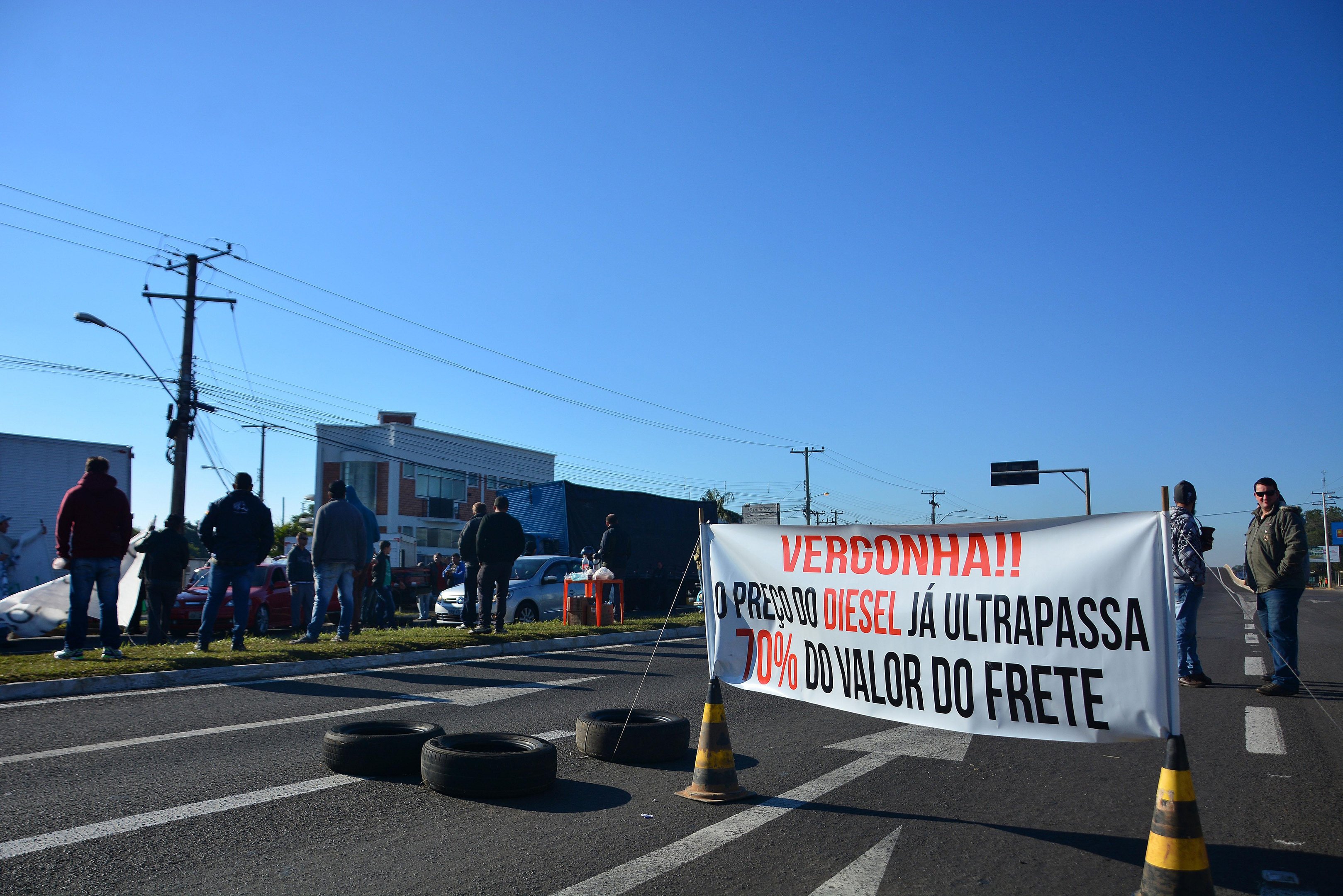 Caminhoneiros seguem com mobiliza&ccedil;&otilde;es no Rio Grande do Sul