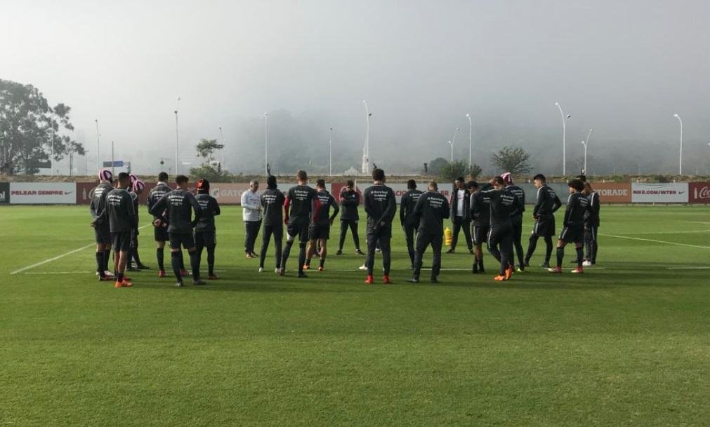 Inter trabalhou neste s&aacute;bado no CT Parque Gigante