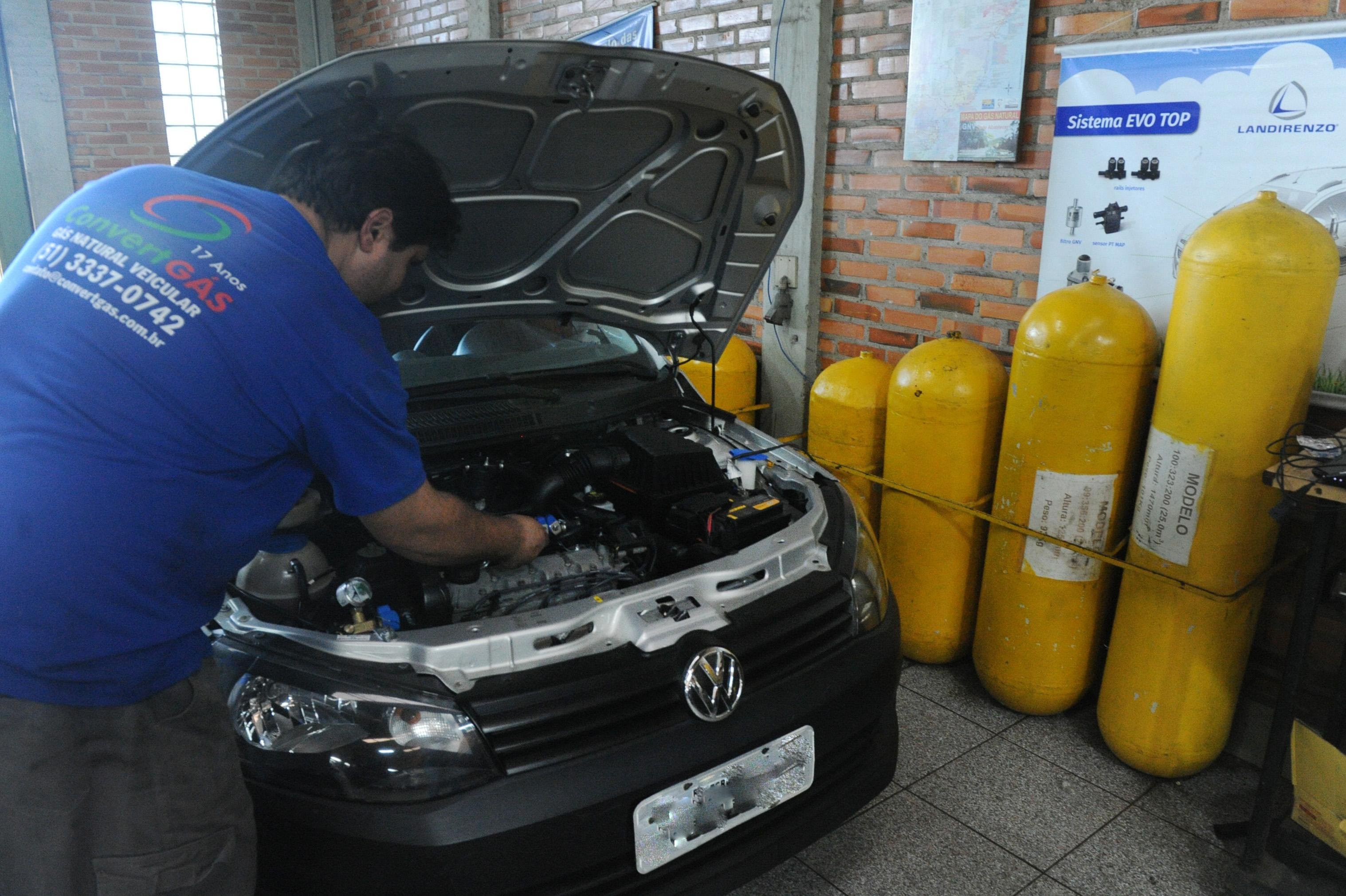 Cresce n&uacute;mero de ve&iacute;culos com GNV no RS
