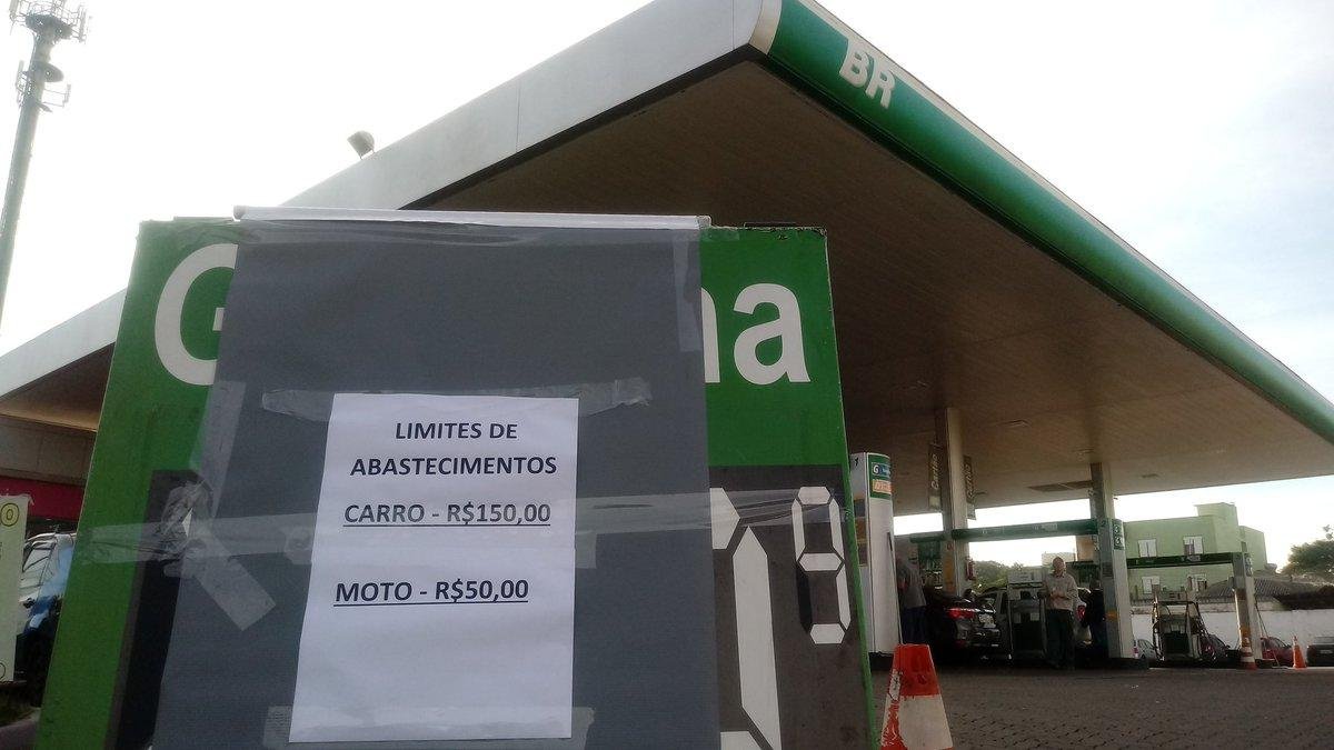 Alguns postos est&atilde;o limitando a compra de combust&iacute;vel por ve&iacute;culo