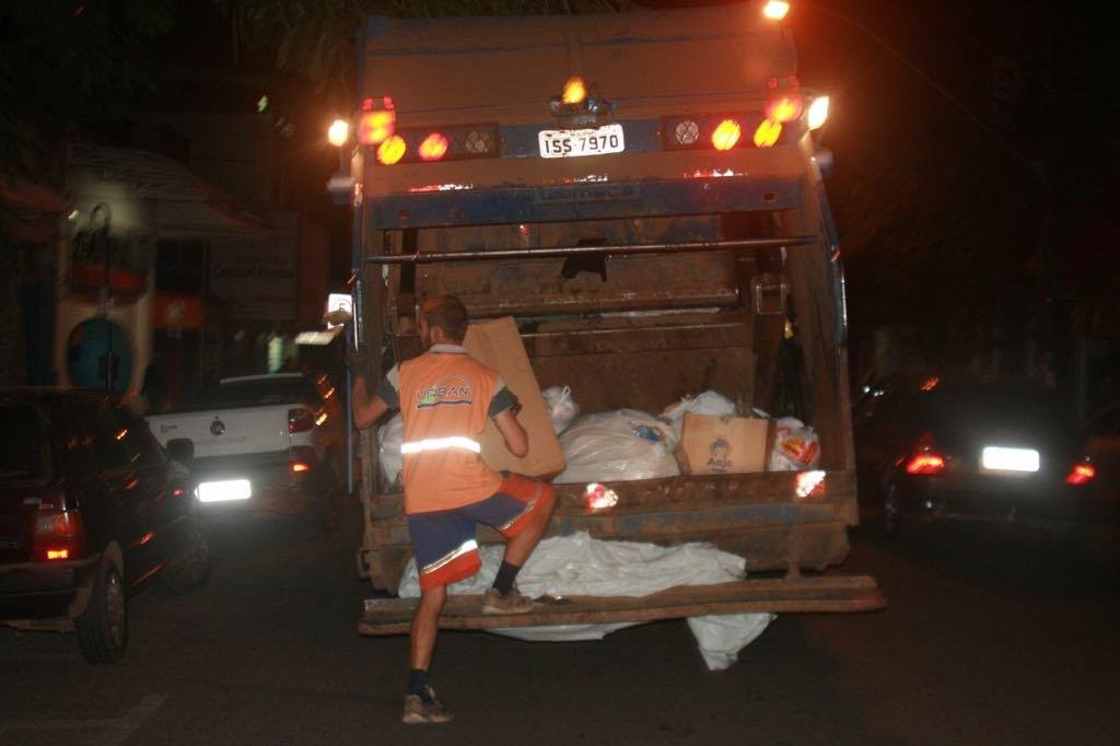 A coleta foi retomada em Uruguaiana