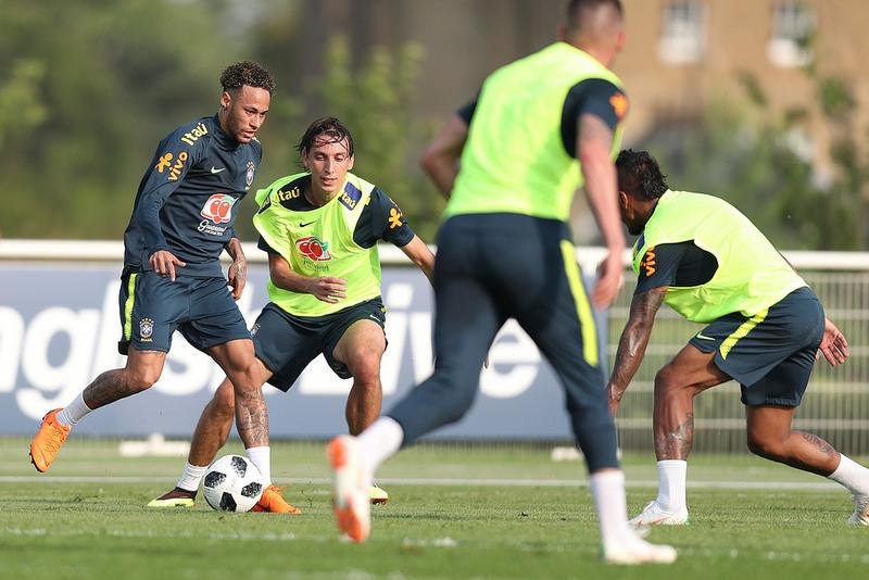 Brasil realizou o primeiro treino em Londres