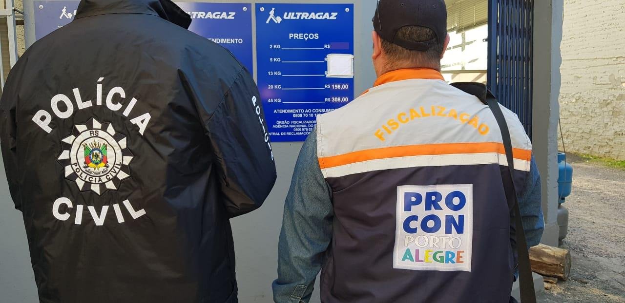 Pol&iacute;cia Civil e Procon fiscalizam revendedora de botij&atilde;o de g&aacute;s