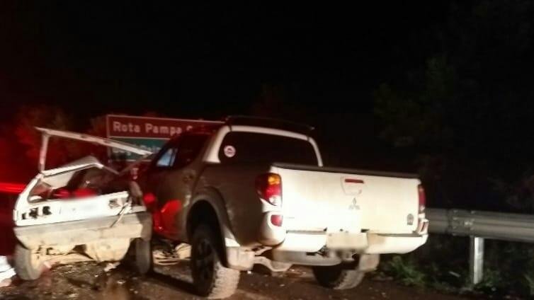 Colis&atilde;o aconteceu no km 543 da rodovia