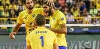 Seleção brasileira de vôlei masculino vence Japão na Liga das Nações