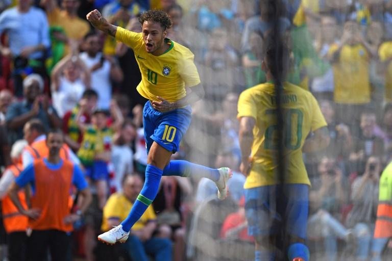 Neymar marcou um gola&ccedil;o no amistoso contra a Cro&aacute;cia