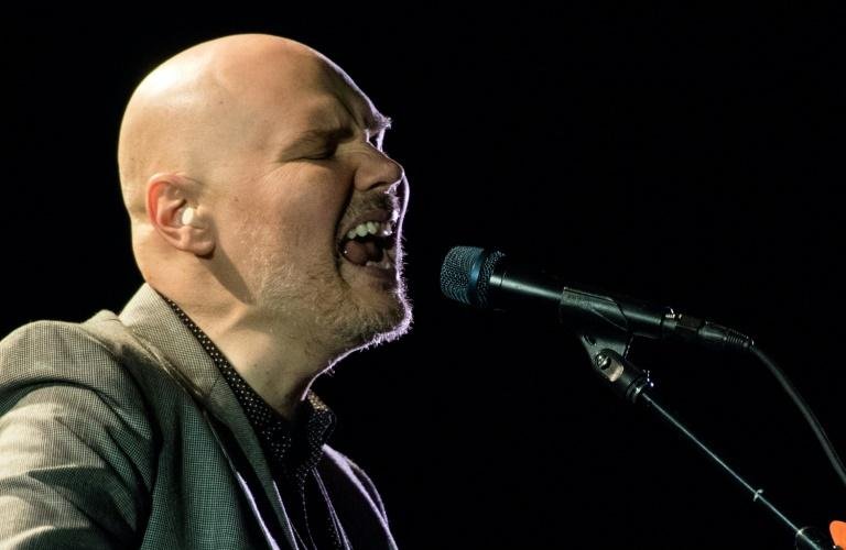 Billy Corgan durante show do grupo em Nova Iorque