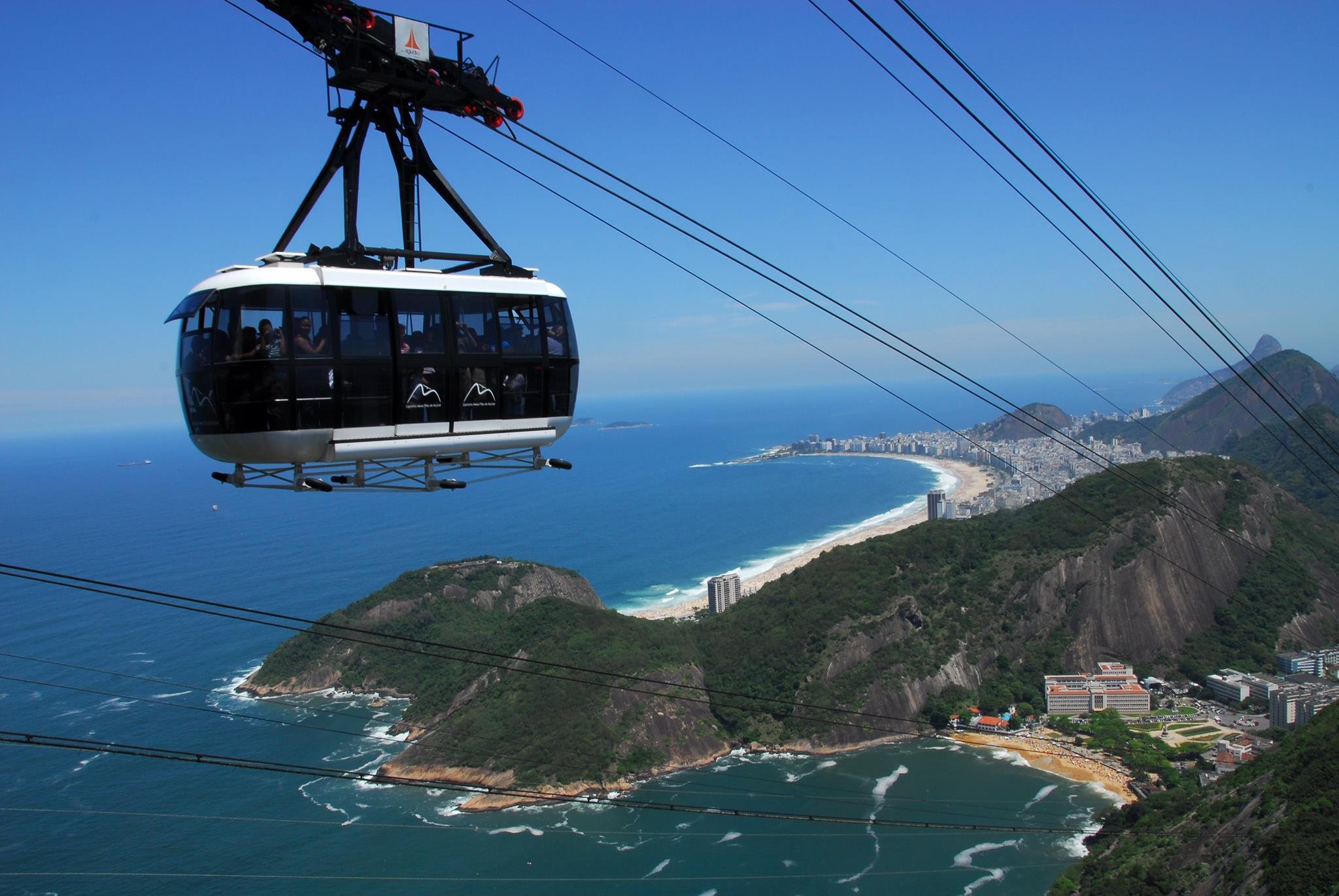 Assessoria do bondinho informou que servi&ccedil;o at&eacute; o Morro da Urca foi interrompido