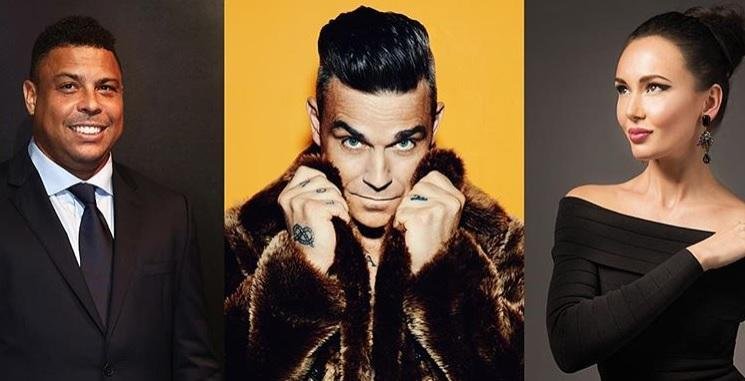 Ronaldo e Robbie Williams estar&atilde;o na cerim&ocirc;nia de abertura da Copa	
