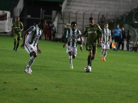 Juventude e Coritiba empataram em 1 a 1, no Alfredo Jaconi