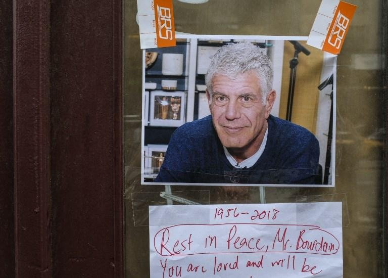 "Anthony Bourdain pediu ajuda antes de morrer", conta Rose McGowan
