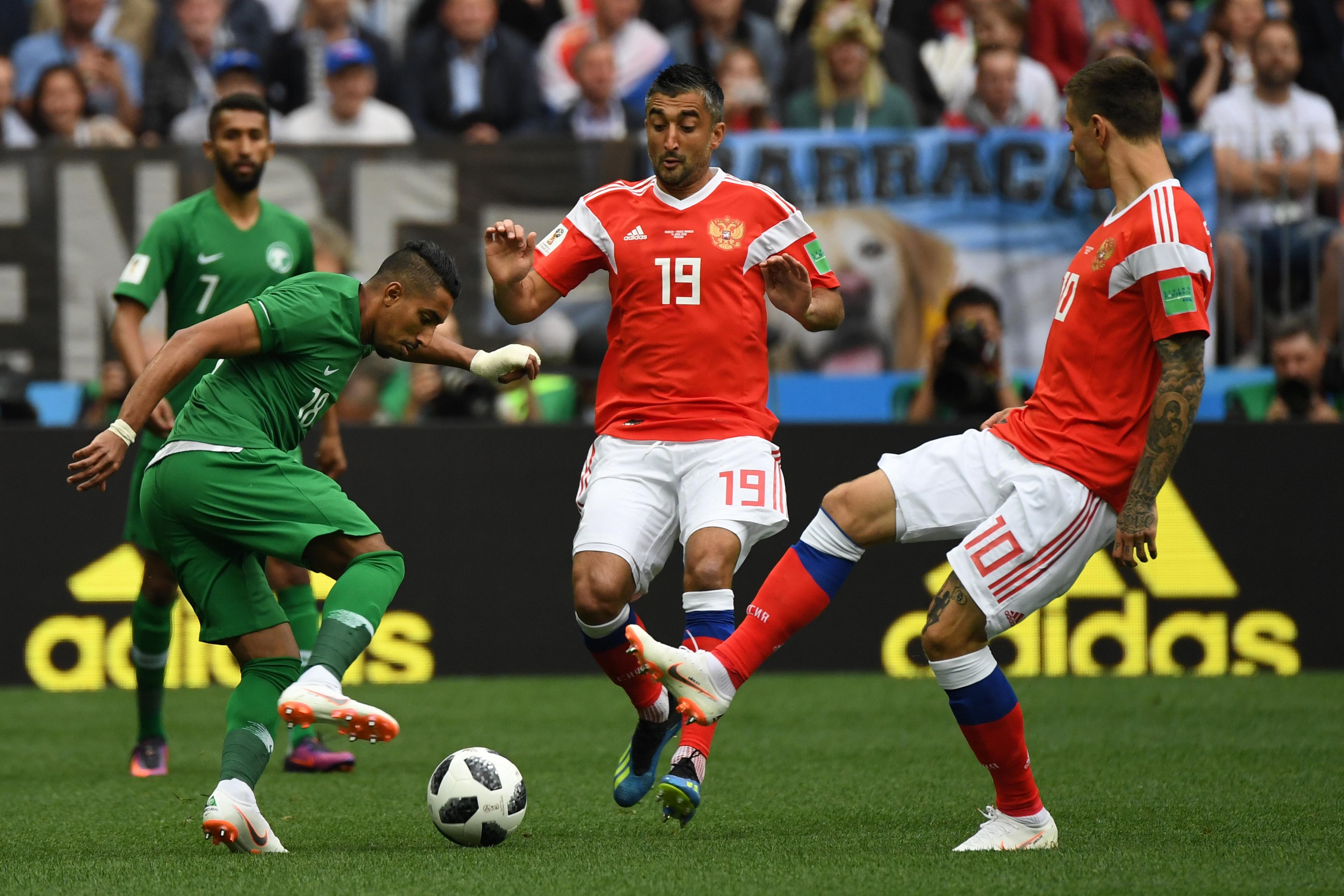Anfitri&atilde; R&uacute;ssia abre Copa do Mundo contra a Ar&aacute;bia Saudita