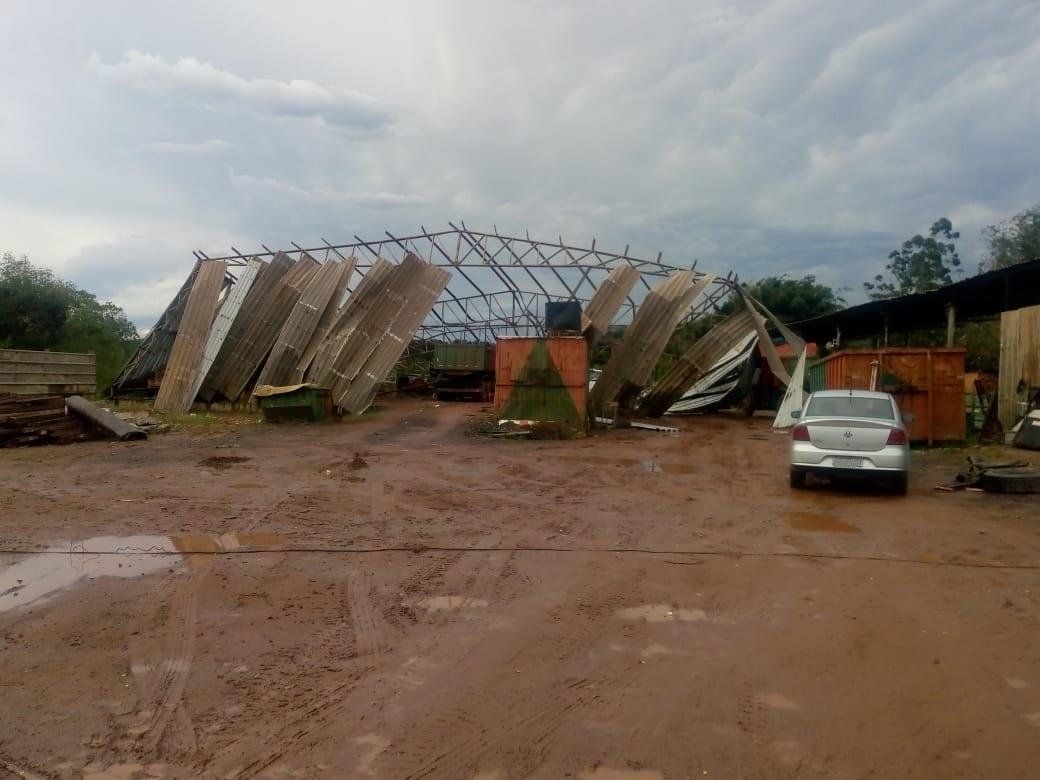 Est&acirc;ncia Velha teve muitos danos por causa da chuva 
