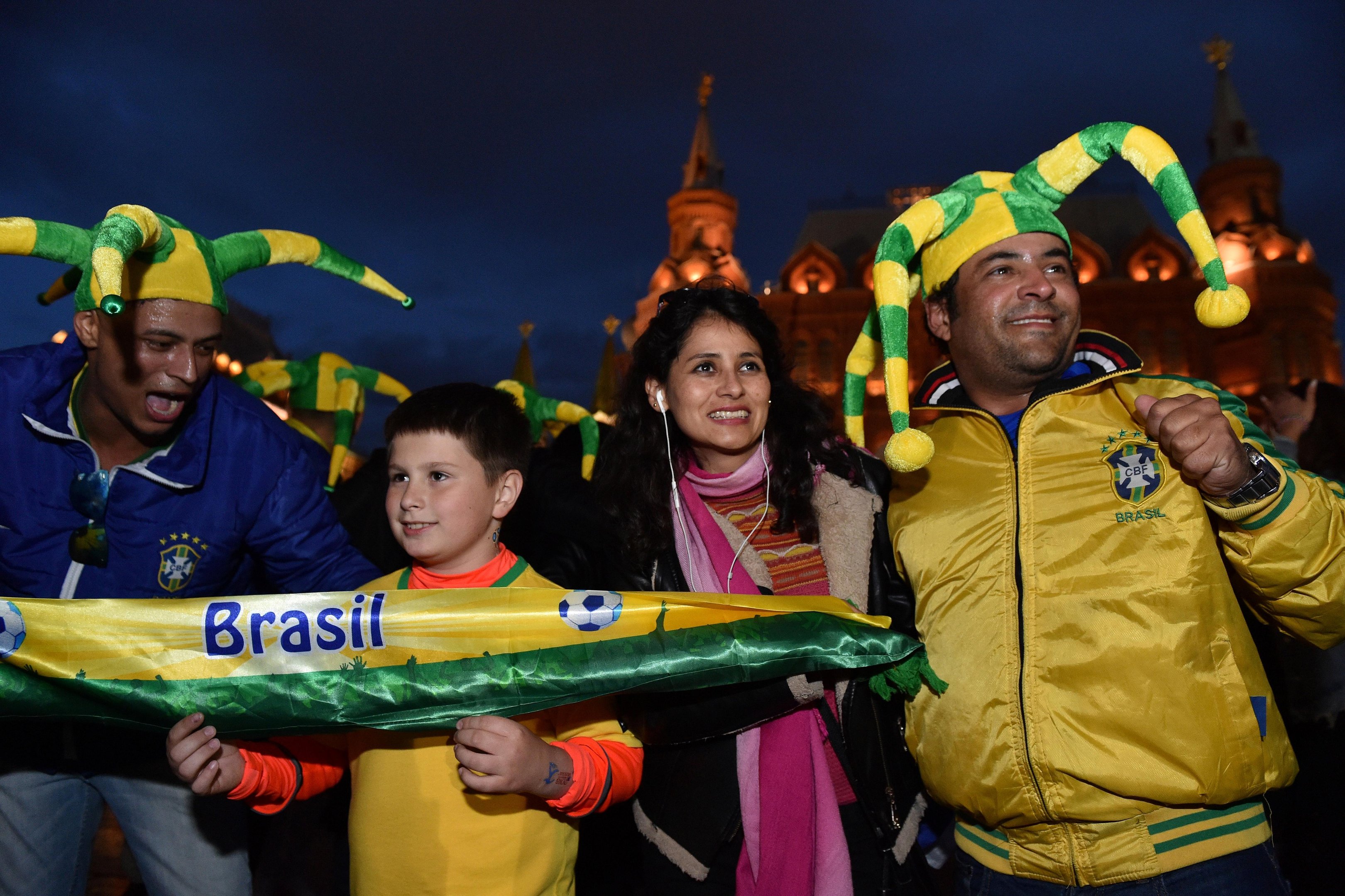 Torcida brasileira na R&uacute;ssia