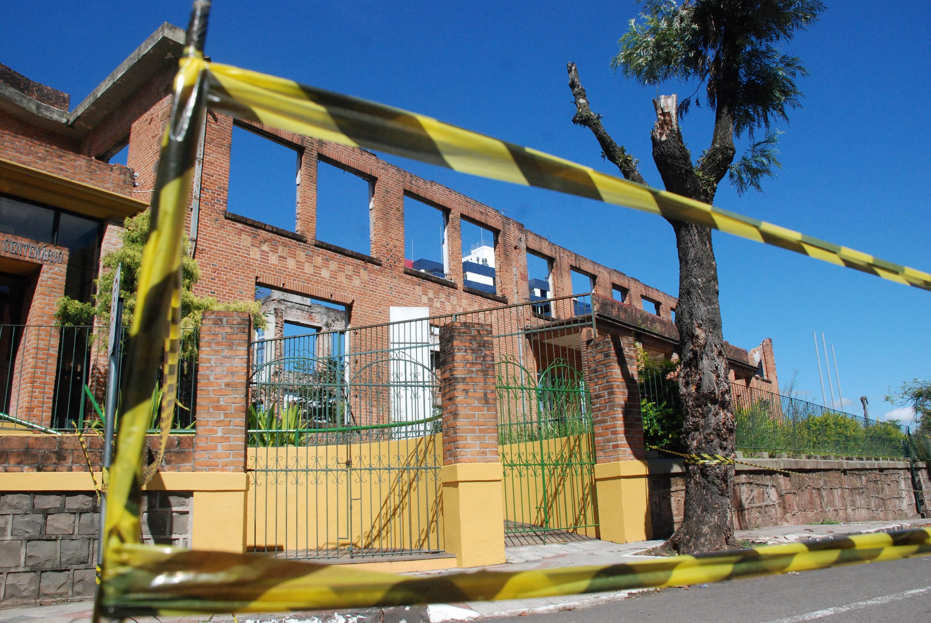 O local foi interditado pela Defesa Civil 