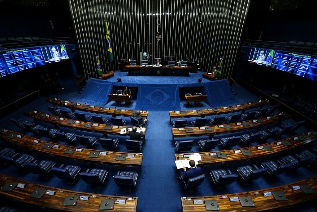 Plen&aacute;rio do Senado est&aacute; vazio no quarto dia seguido de protestos