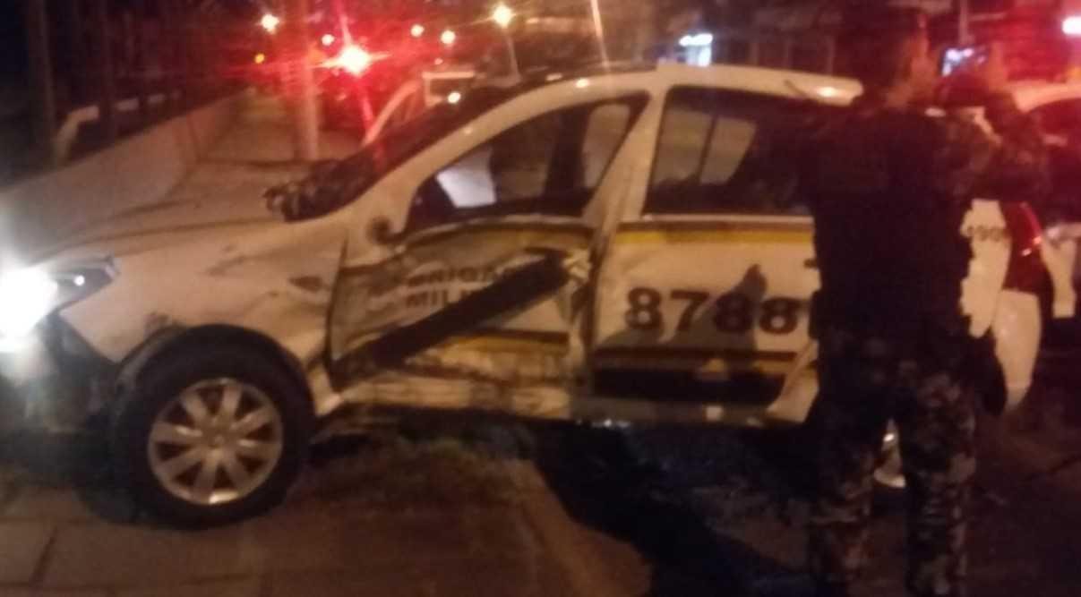 Carro dos criminosos atingiu viatura durante persegui&ccedil;&atilde;o
