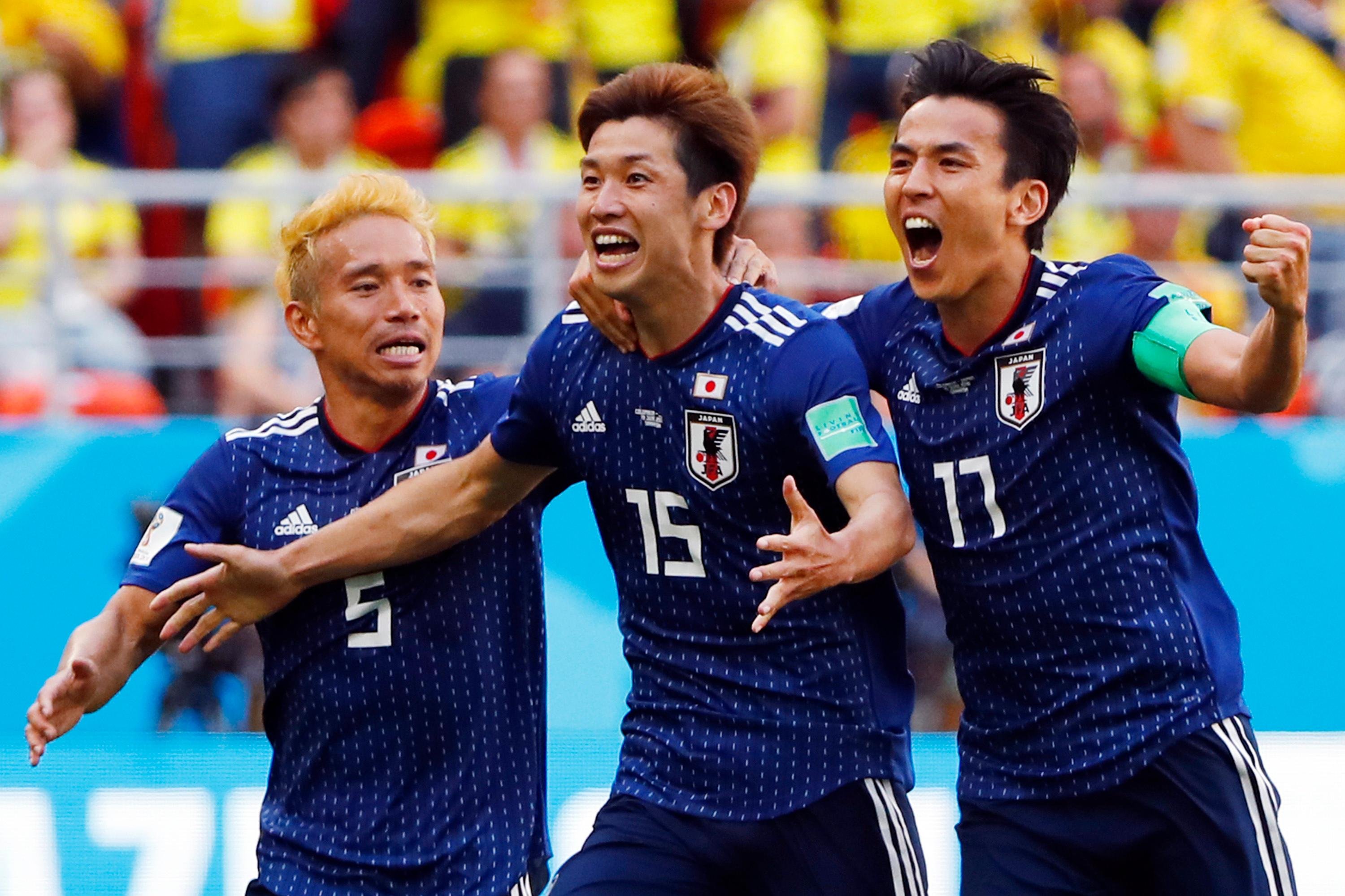 Jap&atilde;o venceu a Col&ocirc;mbia por 2 a 1 na estreia