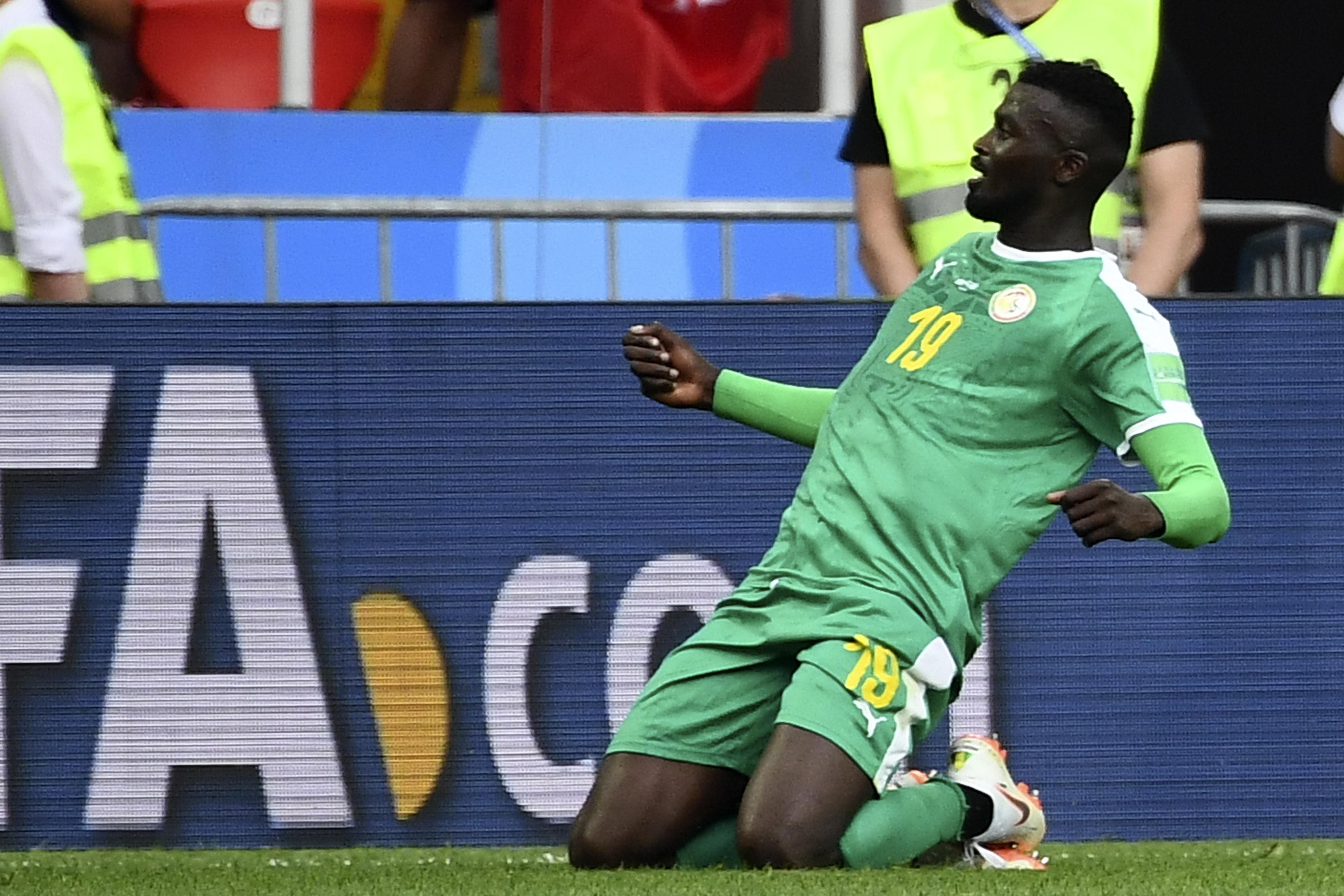 Niang marcou o segundo gol de Senegal