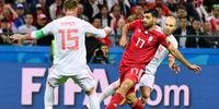Integrante da comissão técnica do Irã passa mal após gol anulado contra a Espanha