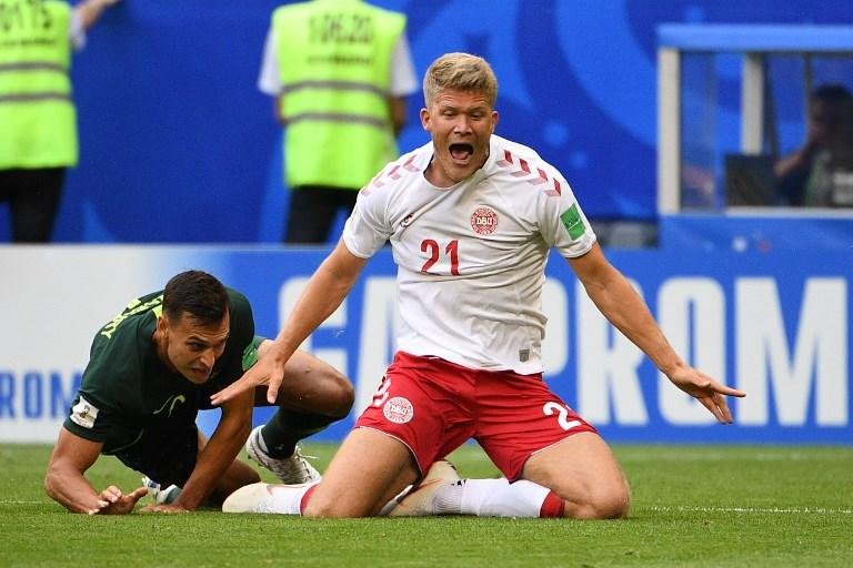  Dinamarca e Austr&aacute;lia empataram em 1 a 1