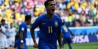 Coutinho fez o primeiro gol do Brasil