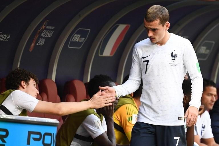 Antoine Griezmann foi substitu&iacute;do no segundo tempo em todos os jogos da Fran&ccedil;a