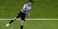 Cavani marcou dois gols e garantiu o uruguai nas quartas de final da Copa do Mundo