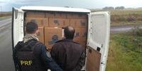 Contrabando era transportado no compartimento de carga