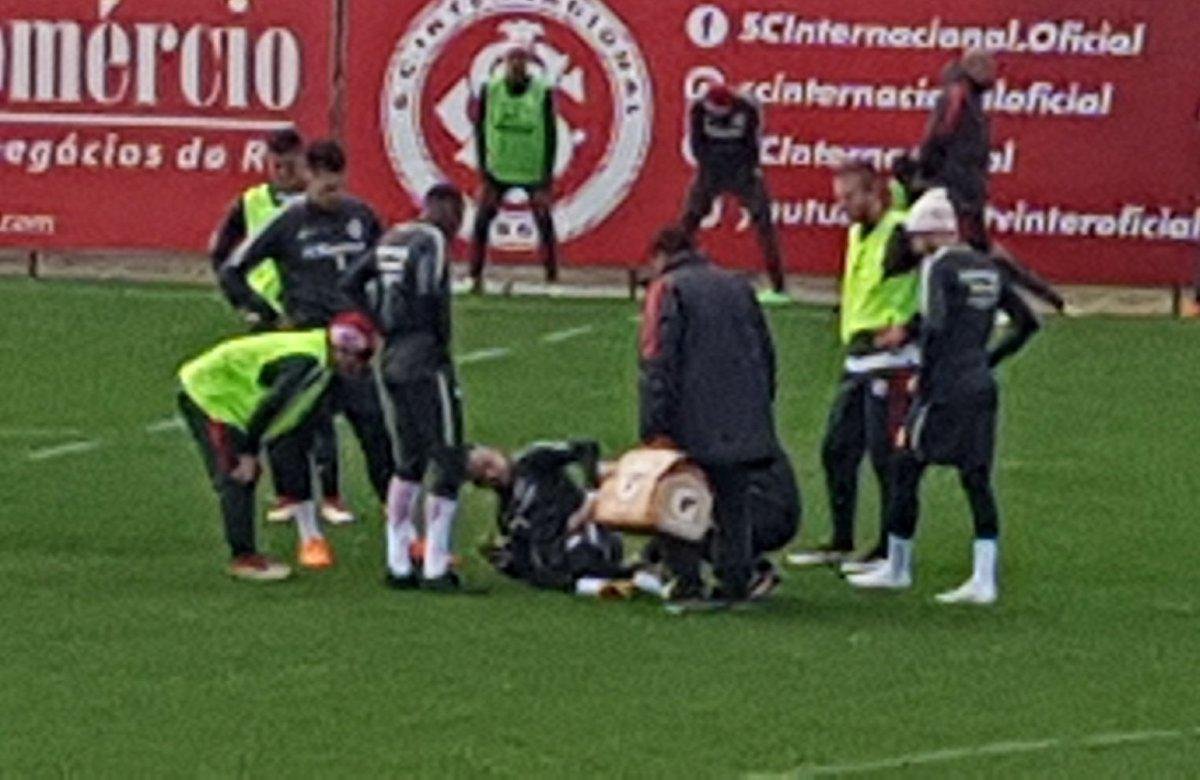D&acute;Alessandro deixou treino carregado