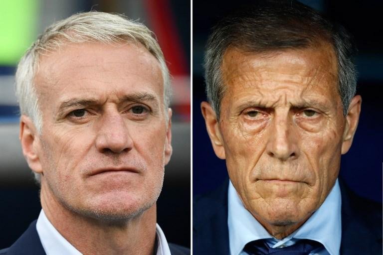 Deschamps e Tabarez disputam vaga entre os quatro melhores da Copa