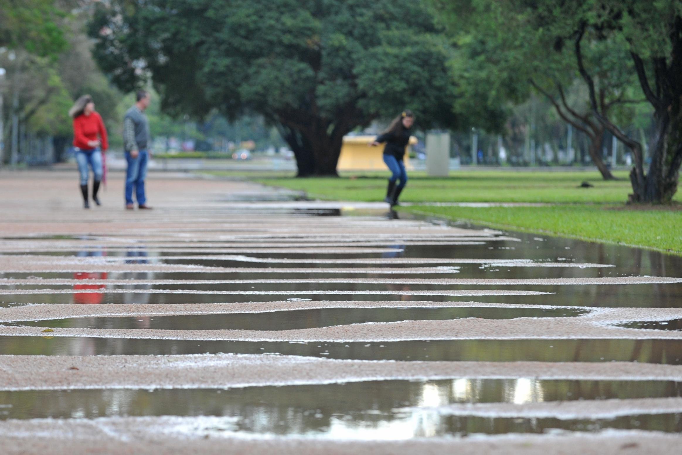 Chuva e frio afetam RS nesta quarta-feira