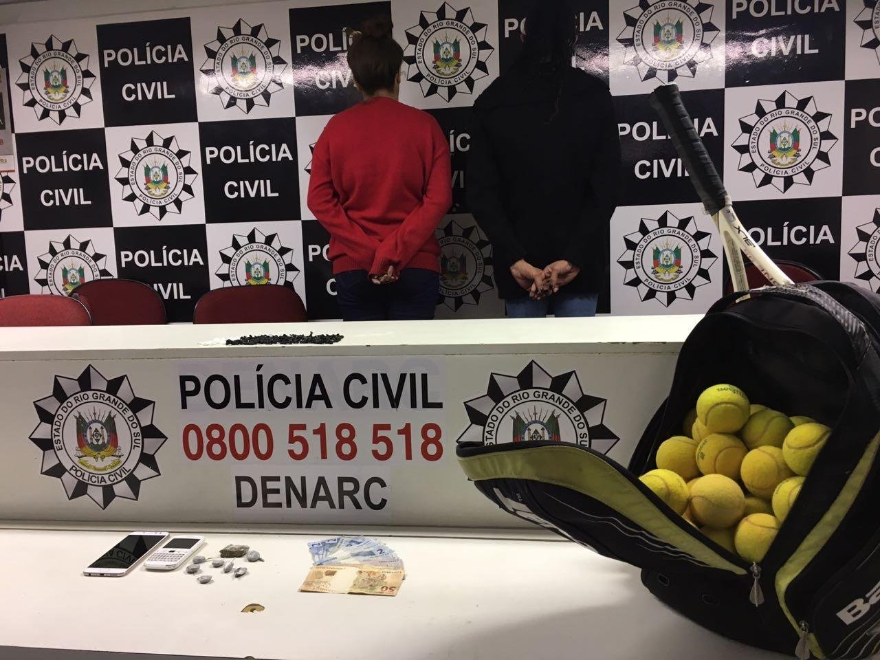 Droga estava sendo transportada em bolas de t&ecirc;nis