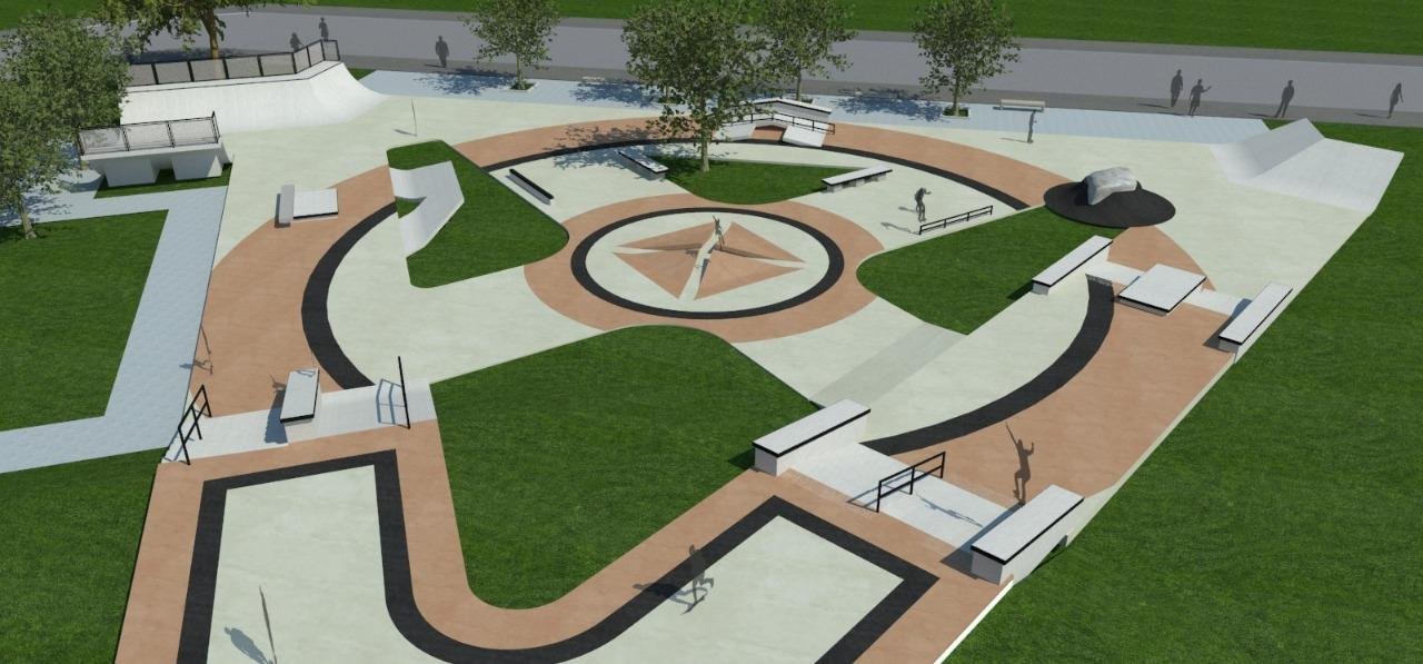 Pista, planejada para ter mil metros quadrados com rampas e obst&aacute;culos, ser&aacute; uma das mais modernas do Estado