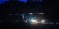 Crianças resgatadas foram transferidas de helicóptero para hospital