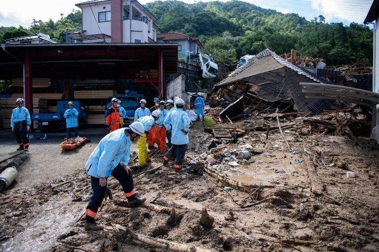 N&uacute;mero de mortos pelas chuvas no Jap&atilde;o chega a 156 