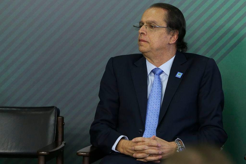 Caio Vieira de Mello durante sua posse como ministro do Trabalho