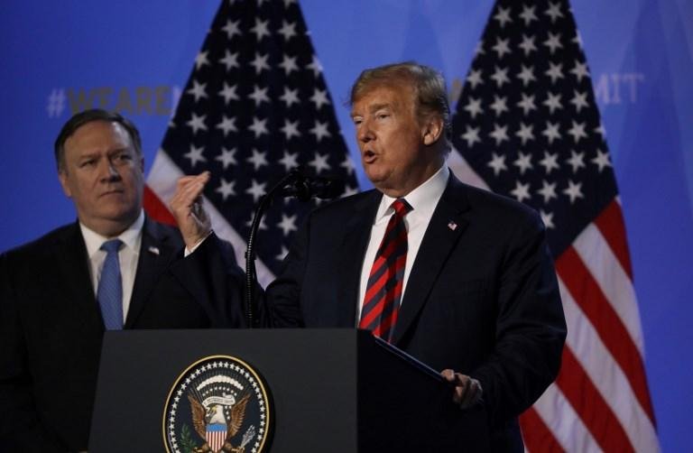 Ap&oacute;s rumores de sa&iacute;da, Trump diz que continua comprometido com a Otan