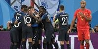 França derrotou a Bélgica na última terça-feira e garantiu vaga na final da Copa do Mundo