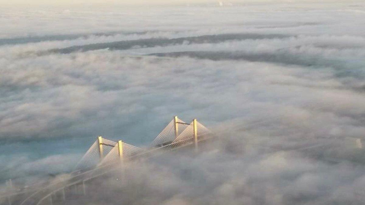 Amanhecer foi marcado por nevoeiro em diversas regi&otilde;es