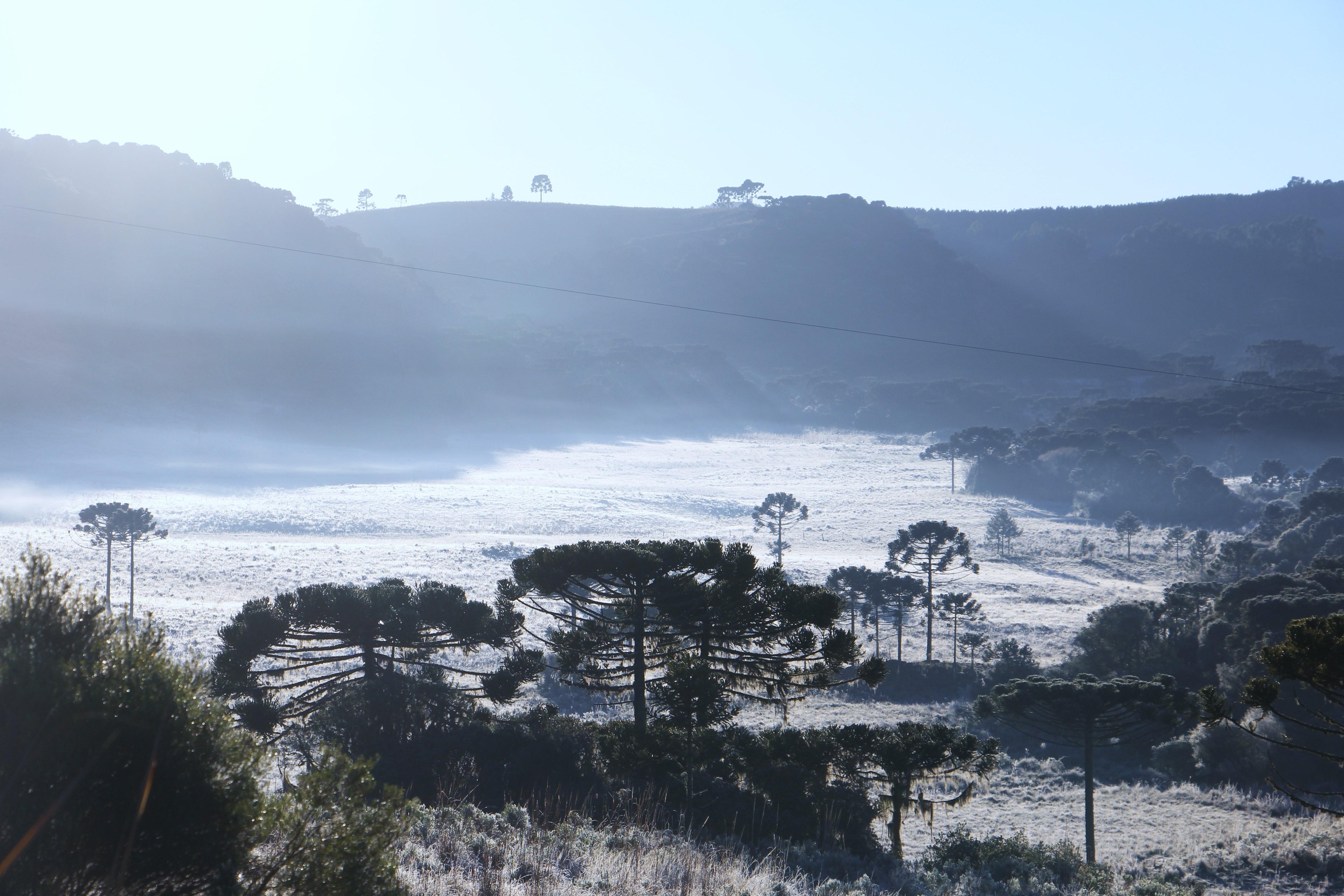 Amanhecer em S&atilde;o Joaquim registrou -7&ordm;C