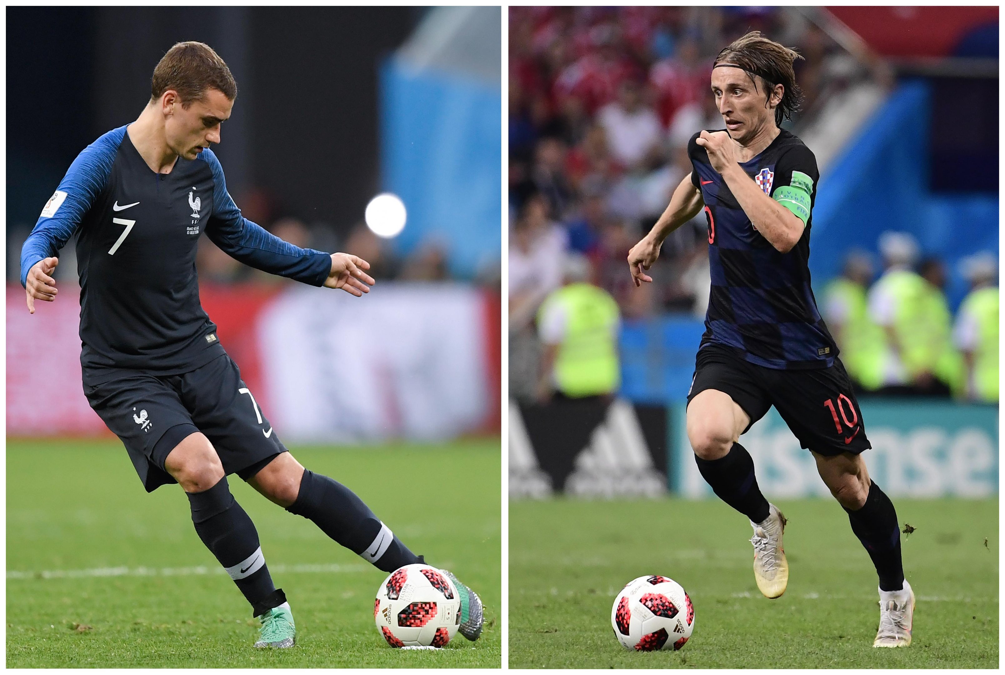 Griezmann e Modric s&atilde;o os destaques da final