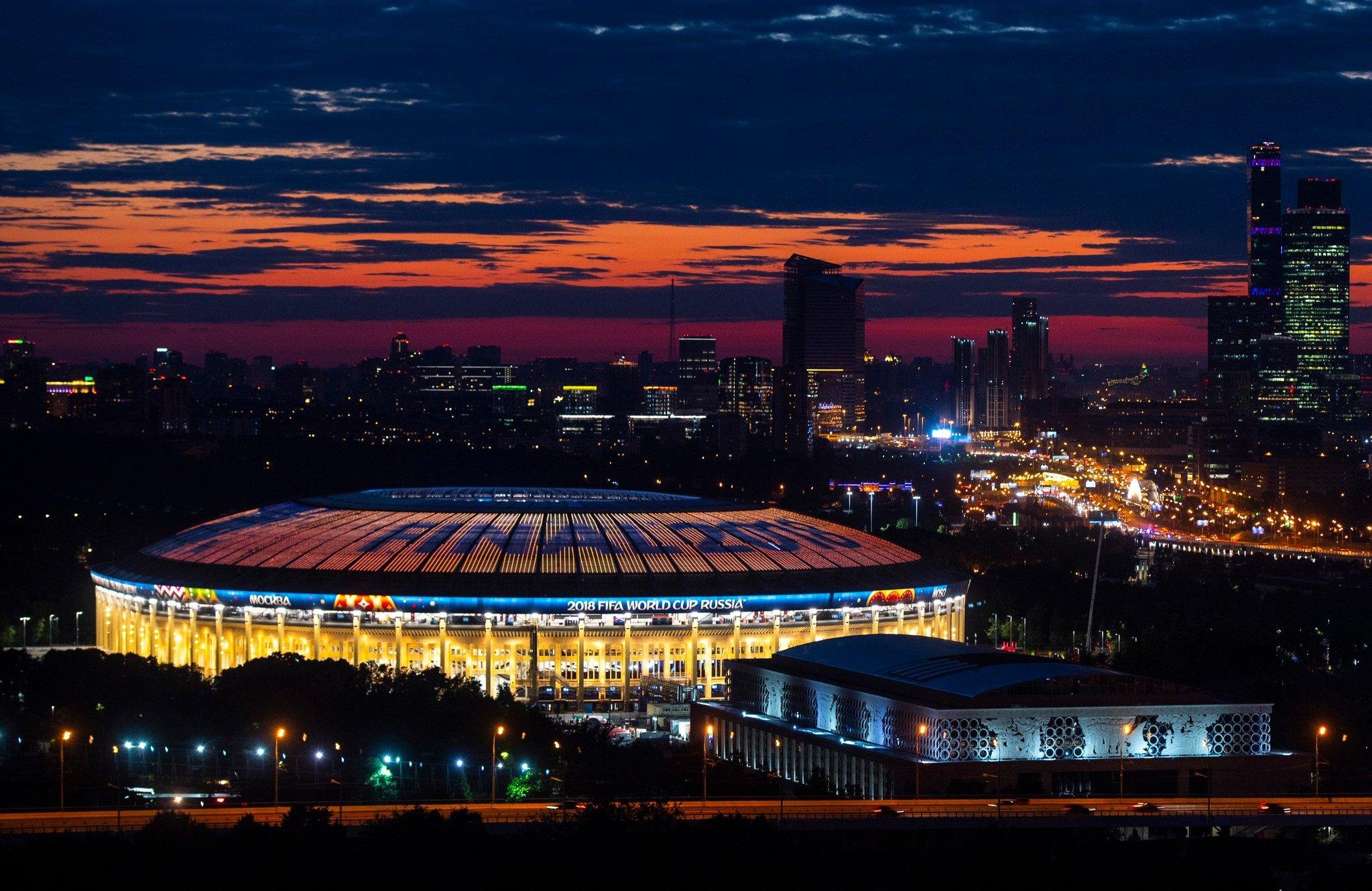 Est&aacute;dio Luzhniki, em Moscou, ser&aacute; palco de Fran&ccedil;a x Cro&aacute;cia