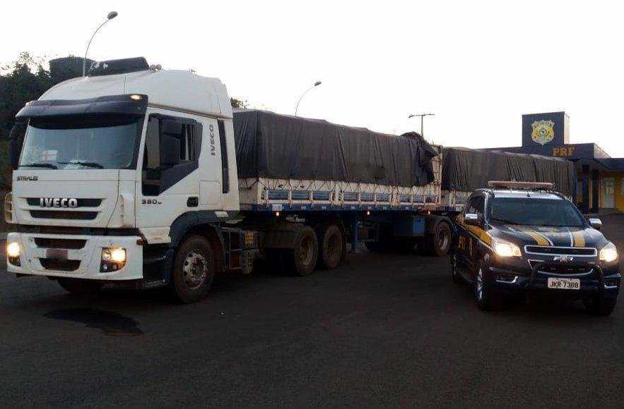 Carga foi interceptada em Santa Catarina